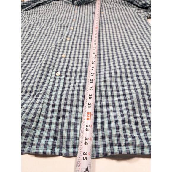 Wrangler George Straight Men's  3XLT Cowboy Cut Collection Blue Long Sleeve - Picture 6 of 6